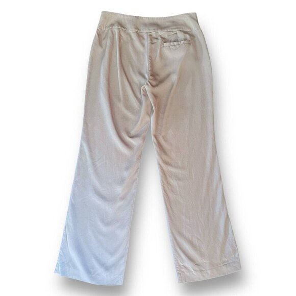 Eileen Fisher Womens Trouser Sz 8 Gray Tencel Straight Wide Leg Minimalist Pant - Picture 6 of 8